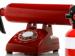 Red phone and fire extinguisher Red phone and fire extinguisher